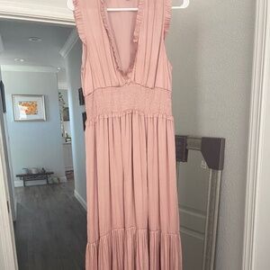 Silky sexy maxi dress